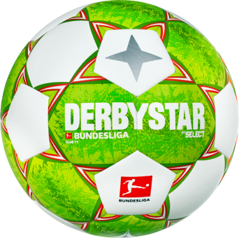 5 Bundesliga Derbystar online | TT Fußball kaufen | v21 orange-grün | DERTEAMSPORTPROFI.DE Trainingsball Club