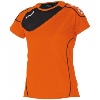 Stanno Montreal T-Shirt Damen Kurzarm orange-schwarz | XL