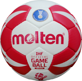 Molten Handball H3X3200-W5D rot-weiß | 3