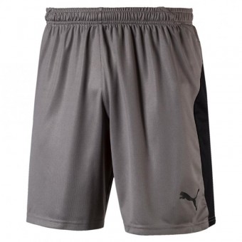 PUMA LIGA Shorts Trikotshorts Steel Gray-Puma Black | M