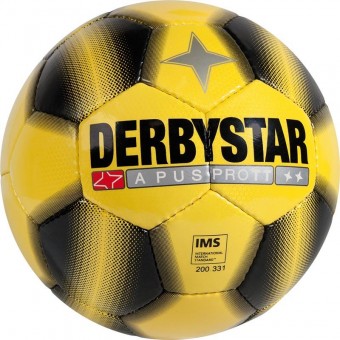 Derbystar Apus Pro TT Trainingsball gelb-schwarz | 5