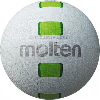 Molten S2Y1550-WG Softball Gummiball weiß-grün | 155g, Ø 200 mm