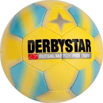 Derbystar Futsal Match Pro Light Futsalball gelb-blau | 4