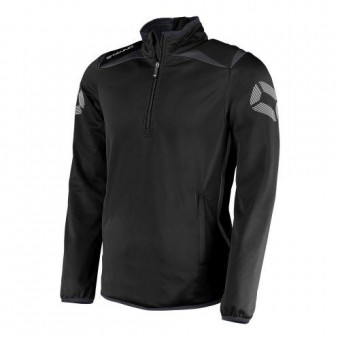 Stanno Forza Top Half Zip Trainingssweater schwarz-anthrazit | 3XL