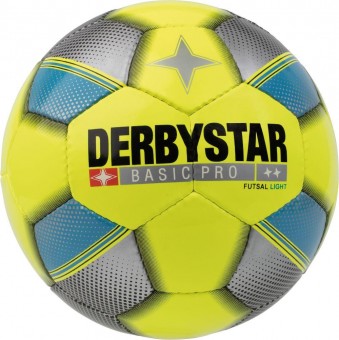 Derbystar Basic Pro Light Futsal Fußball Futsalball gelb-blau-silber | 4