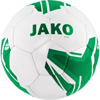 JAKO Lightball Glaze Fußball Jugendball weiß-grün | 3 (290g)