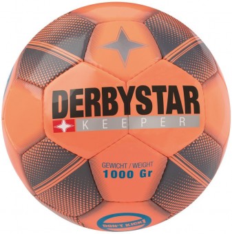 Derbystar Keeper Fußball Trainingsball orange-grau | 5