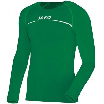 JAKO Longsleeve Comfort Funktionsshirt Langarm sportgrün | XL