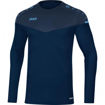 JAKO Sweat Champ 2.0 Pullover Sweatshirt marine-darkblue-skyblue | S