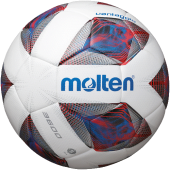 Molten F5A3600-R Fußball Trainingsball weiß-rot-blau-silber | 5