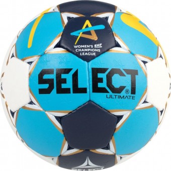 Select Ultimate CL Women Handball Wettspielball blau-navy-gelb-gold | 2
