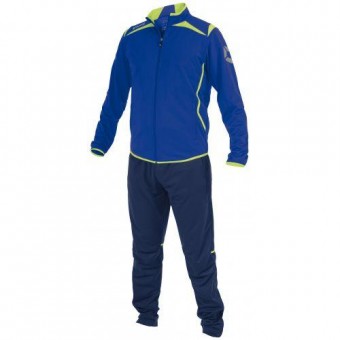 Stanno Forza Polyester Trainingsanzug dunkelblau-neongelb | L