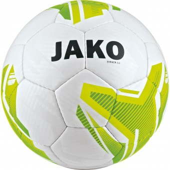 JAKO Trainingsball Striker 2.0 Fußball Trainingsball weiß-neongelb-grün | 5