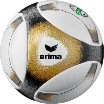 Erima HYBRID MATCH Fußball TOP-SPIELBALL SCHWARZ/GOLD | 5
