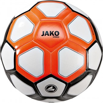 JAKO Trainingsball Striker MS Fußball Trainingsball weiß-neonorange-schwarz | 4