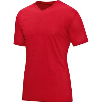 JAKO T-Shirt V-Neck Shirt rot | 42