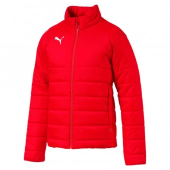 PUMA LIGA Casual Padded Jacket Winterjacke Puma Red-Puma White | XL