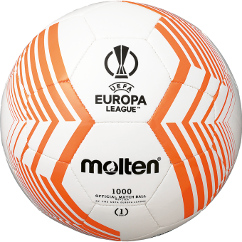 Molten F5U1000-23 Promoball Replika UEFA Europa League Saison 2022/23 weiß-orange-silber | 5