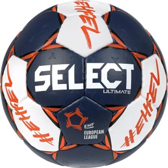 Select Ultimate EL v22 Handball Wettspielball weiß-blau | 3