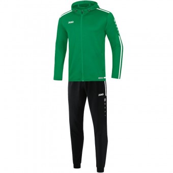 JAKO Trainingsanzug Polyester Striker 2.0 mit Kapuze sportgrün-weiß | S