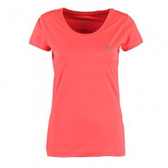 Hummel Anne SS Tee Damen Shirt Funktionsshirt fiery coral rot | L