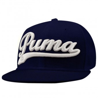 Puma Script Cool Cell Snapback Cap Basecap navyblau-weiß blau | One Size