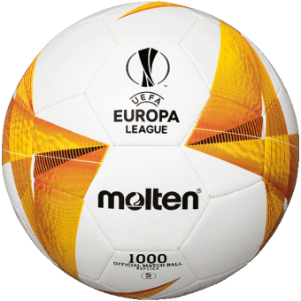Molten F5U1000-G0 Fußball UEFA Europa Replika Trainingsball 2020/2021 weiß-orange | 5