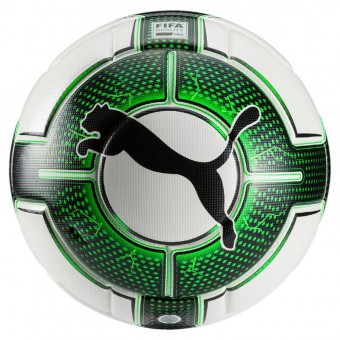 Puma evoPOWER Vigor 1.3 Statement Fußball Spielball FIFA Approved Puma White-Green Gecko-Puma Black | 5