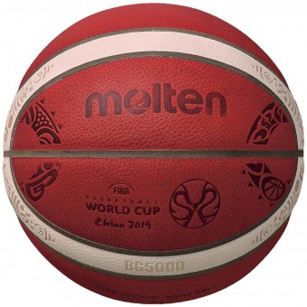 Molten B7G5000-M9C Basketball Wettspielball WM 2019 orange-ivory | 7