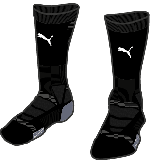 PUMA LIGA Training Crew Socks Sportstrümpfe Puma White | 47-49 (5)