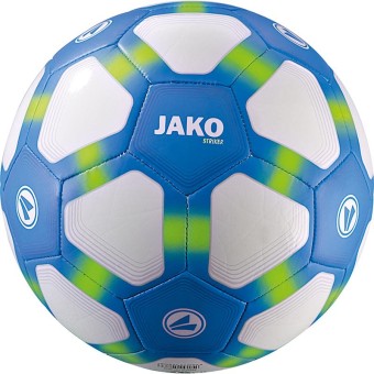JAKO Lightball Striker Fußball Jugendball weiß-JAKO blau-neongrün | 4 (290g)