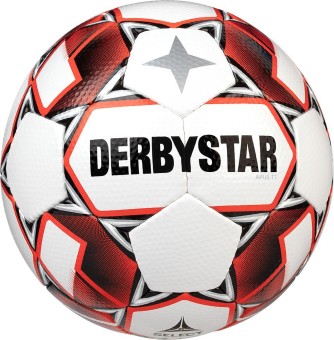 Derbystar Apus TT Fußball Trainingsball weiß-rot | 5