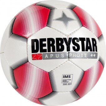 Derbystar Apus Pro TT Trainingsball weiß-rot | 5