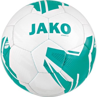 JAKO Lightball Striker 2.0 MS Fußball Jugendball weiß-türkis | 5 (350g)
