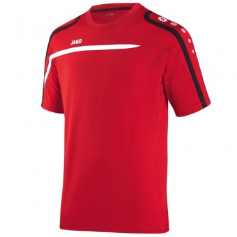 JAKO T-Shirt Performance Shirt rot-weiß-schwarz | L
