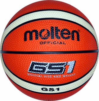 Molten Mini Basketball BGS1-OI orange-ivory | 175g, Ø 137 mm