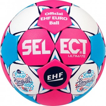 Select Ultimate EC Women  Handball Wettspielball pink-weiß-blau | 2