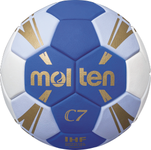 Molten H1C3500-BW Handball Spielball blau-weiß-gold | 1
