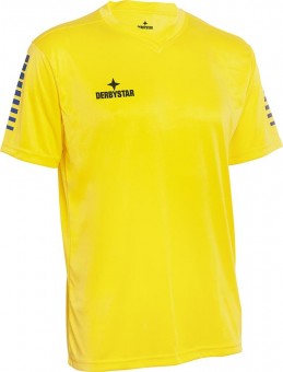 Derbystar Contra Trikot Trikot Kurzarm gelb-blau | L