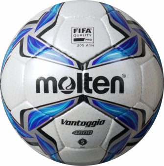 Molten F5V4800 Fußball Wettspielball weiß-blau-silber | 5