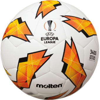 Molten F5U3400-G18 Fußball Replika Europa League 18/19 weiß-orange-schwarz | 5