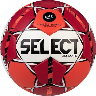 Select Ultimate Handball Wettspielball rot-orange-weiß | 3