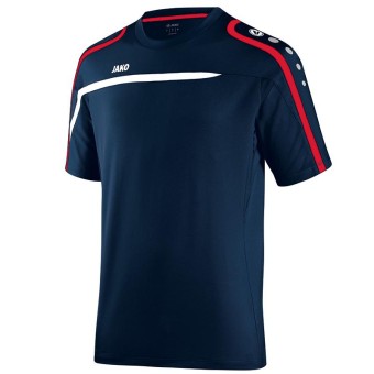 JAKO T-Shirt Performance Shirt marine-weiß-rot | XL
