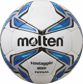 Molten F9V1900 Fußball Futsalball weiß-blau-silber | 4