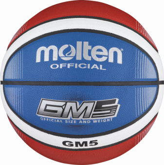 Molten BGMX5-C Basketball Trainingsball blau-rot-weiß | 5
