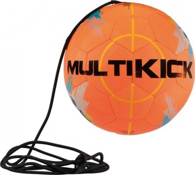 Derbystar Multikick Pro Mini Fußball Trainingsball orange-gelb | 47 cm