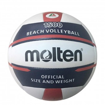 Molten V5B1500-WN Beachvolleyball Freizeitball weiß-blau-rot | 5