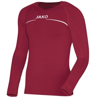 JAKO Longsleeve Comfort Funktionsshirt Langarm maroon | XL