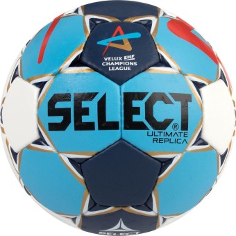 Select Ultimate Replica CL Handball Wettspielball blau-navy-rot-gold | 2