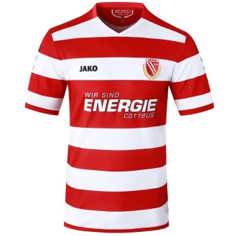 JAKO FC Energie Cottbus Trikot Home 21/22 rot/weiß | 128